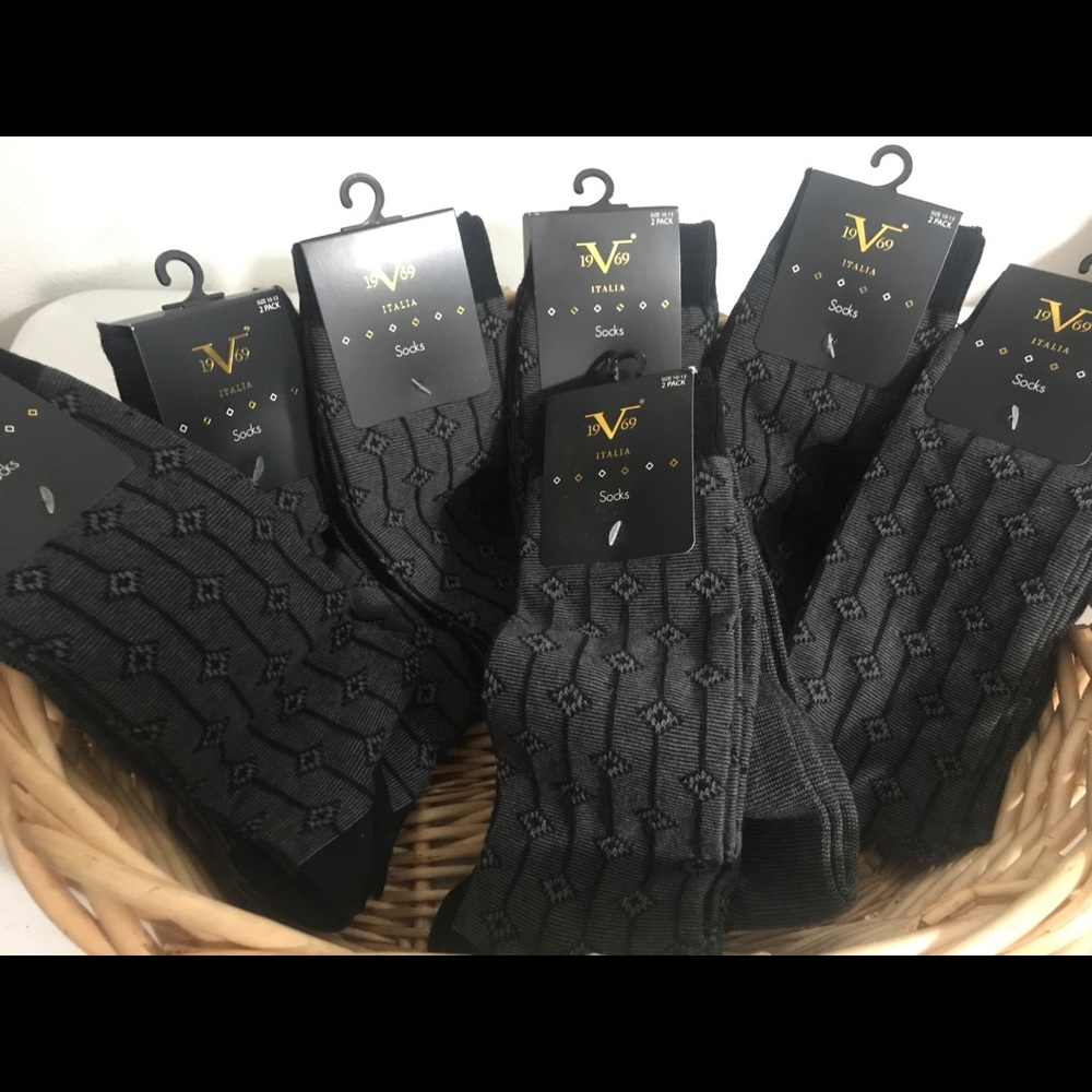 19V69 6 PAIRS MENS DRESS SOCLS